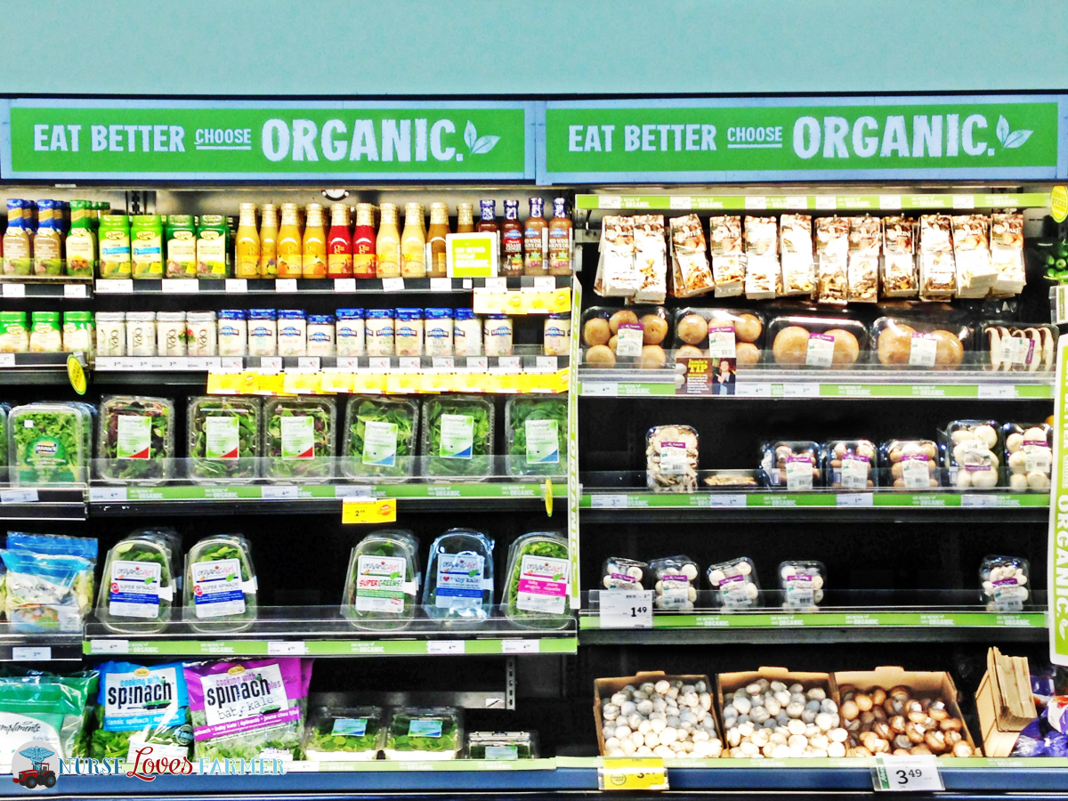 Eat better, choose organic.